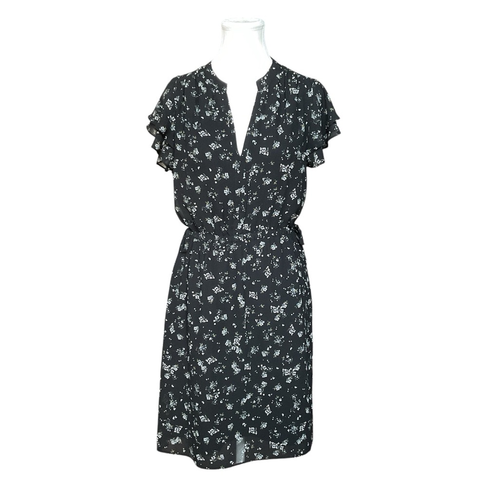 H&M Black Floral Dress